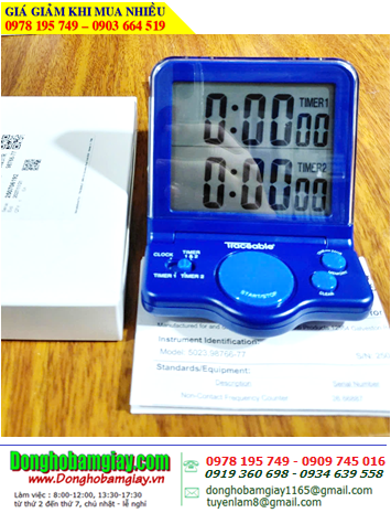 Traceable 5023, Đồng hồ cài đặt hẹn giờ đếm lùi 02 kênh Traceable @ 5023 Flexible-Display Jumbo-Digit Timer /Đã hiệu chuẩn tại Mỹ